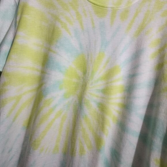 ATM Anthony Thomas Melillo Short Sleeve Tie Dye Tee - White Combo - Picture 6 of 14